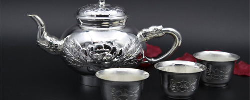 纯银茶具