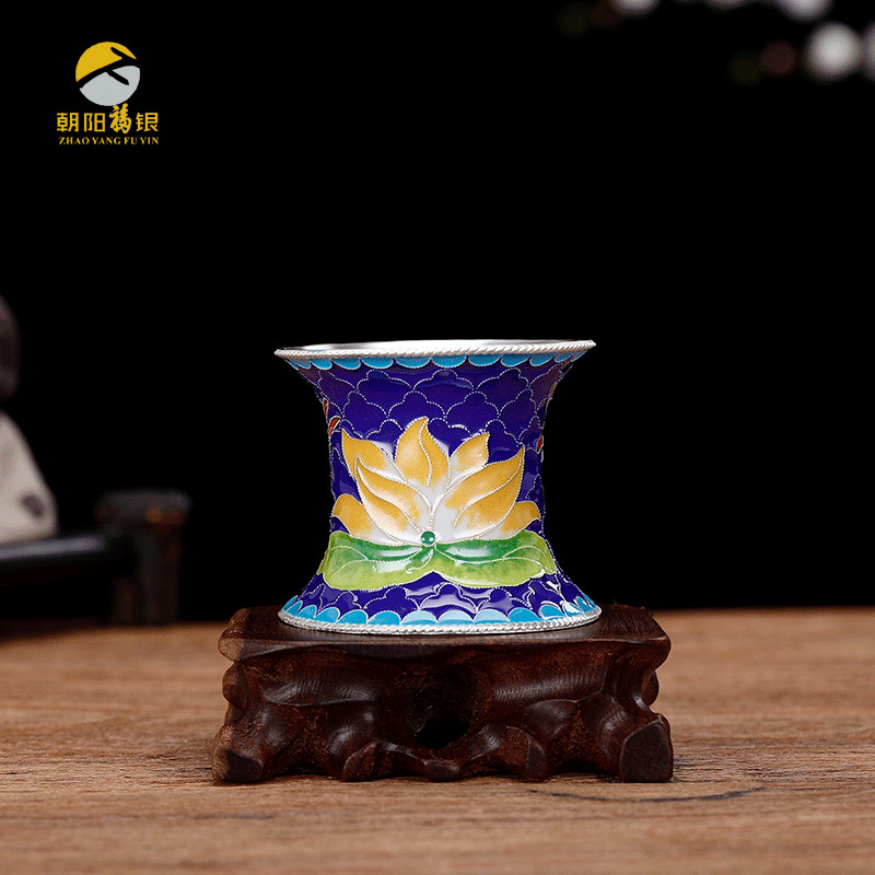 景泰蓝茶托