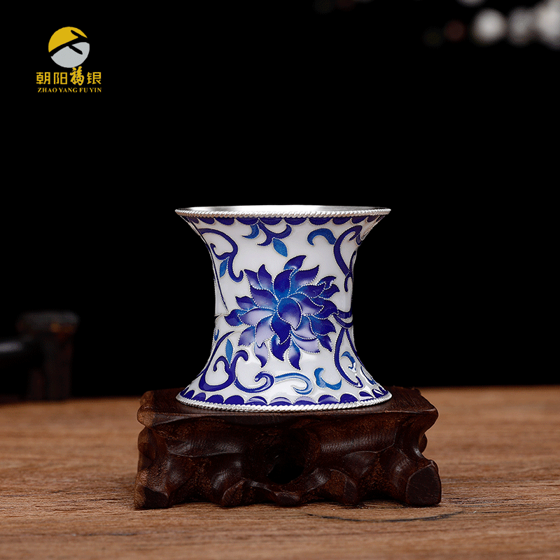 景泰蓝茶托