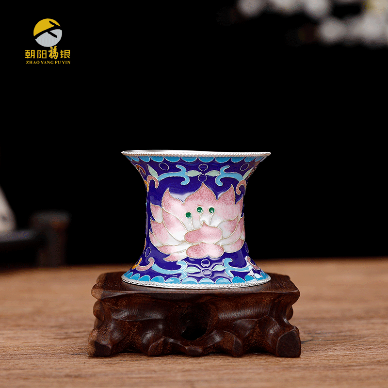 景泰蓝茶托