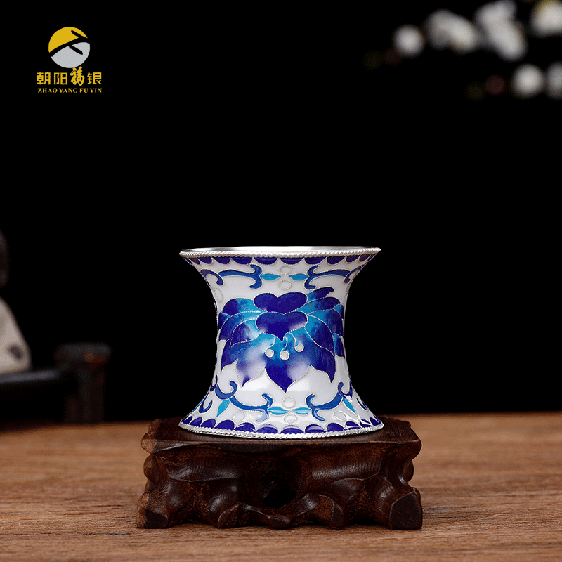 景泰蓝茶托