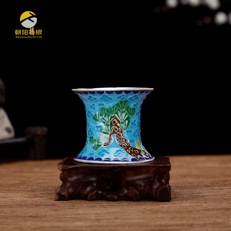 景泰蓝茶托