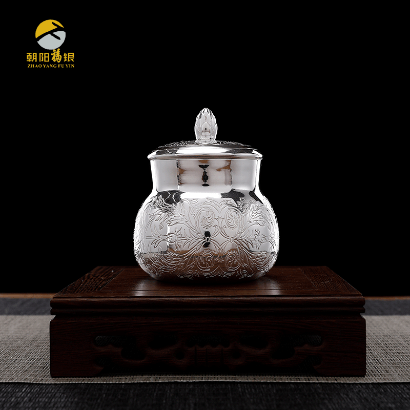 纯银茶叶罐