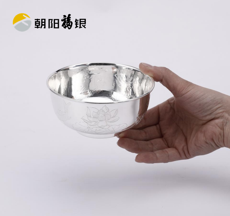 纯银碗