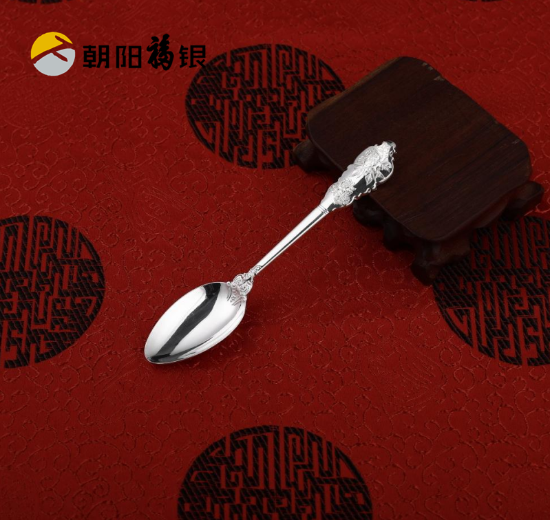 纯银勺